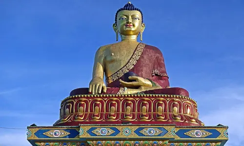 The Giant Buddha Statue Of Tawang